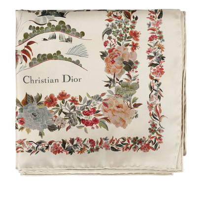 Christian Dior Dior Jardin D'Hiver 90 Scarf, front view