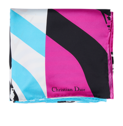 Christian Dior Zebra Scarf, Silk, Multi, MII, 3*