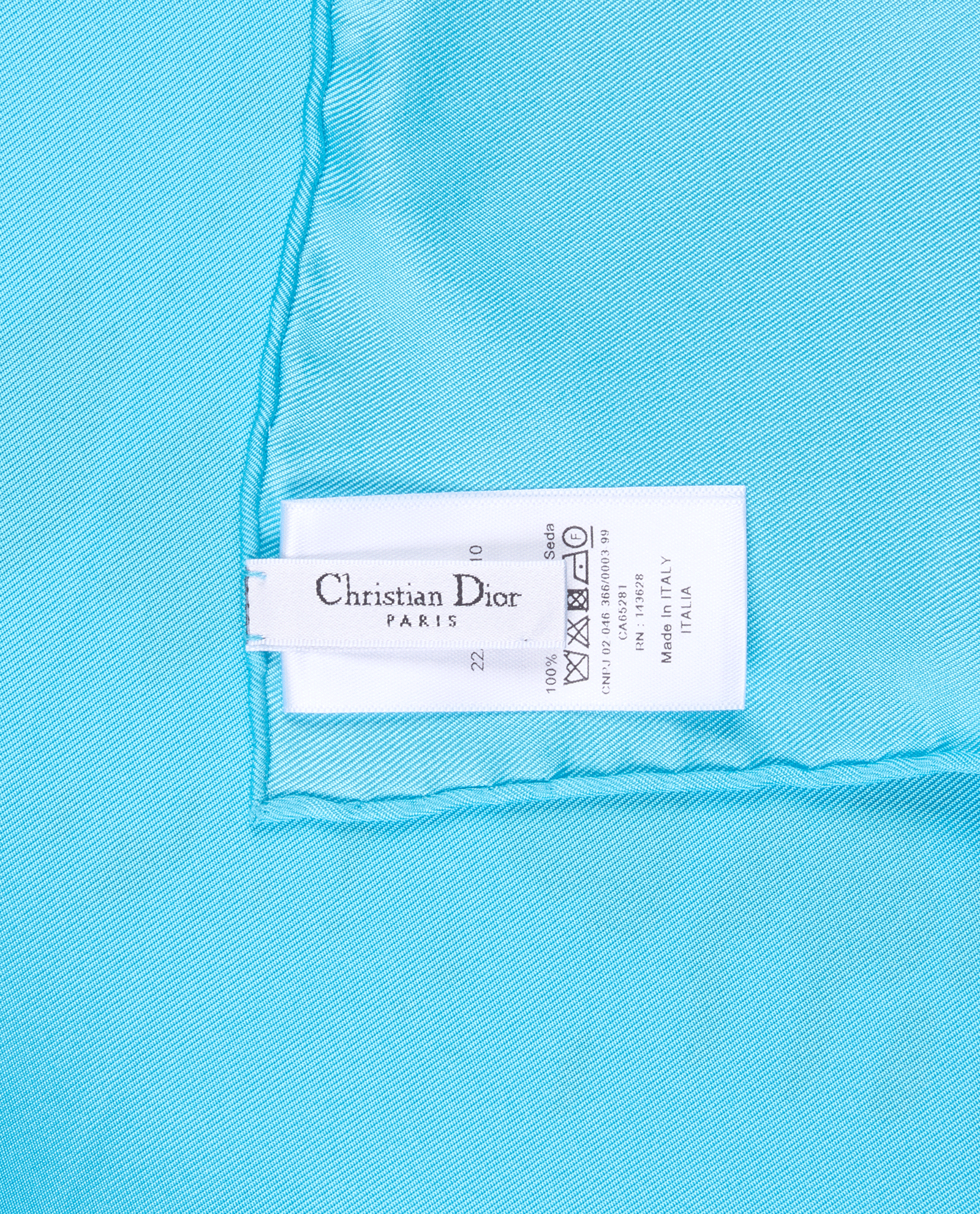 Christian Dior Zebra Scarf, &pound;220, Accessories, Black/Blue/Pink, Silk, Other view