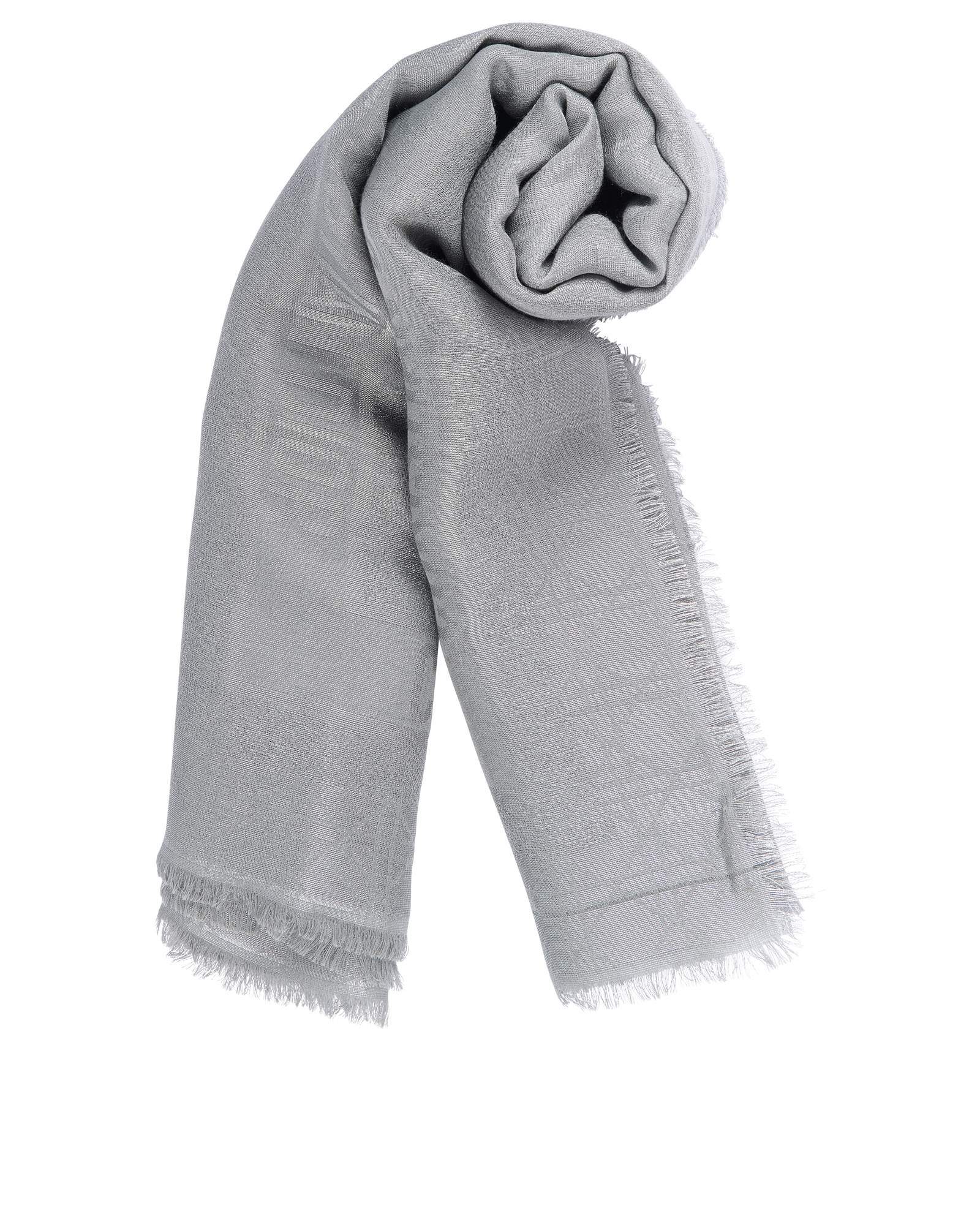 Christian Dior Cannage Shawl, &pound;230, Accessories, Silver, Silk, Other view