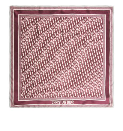 Dior Oblique Trench 90 Square Scarf, front view