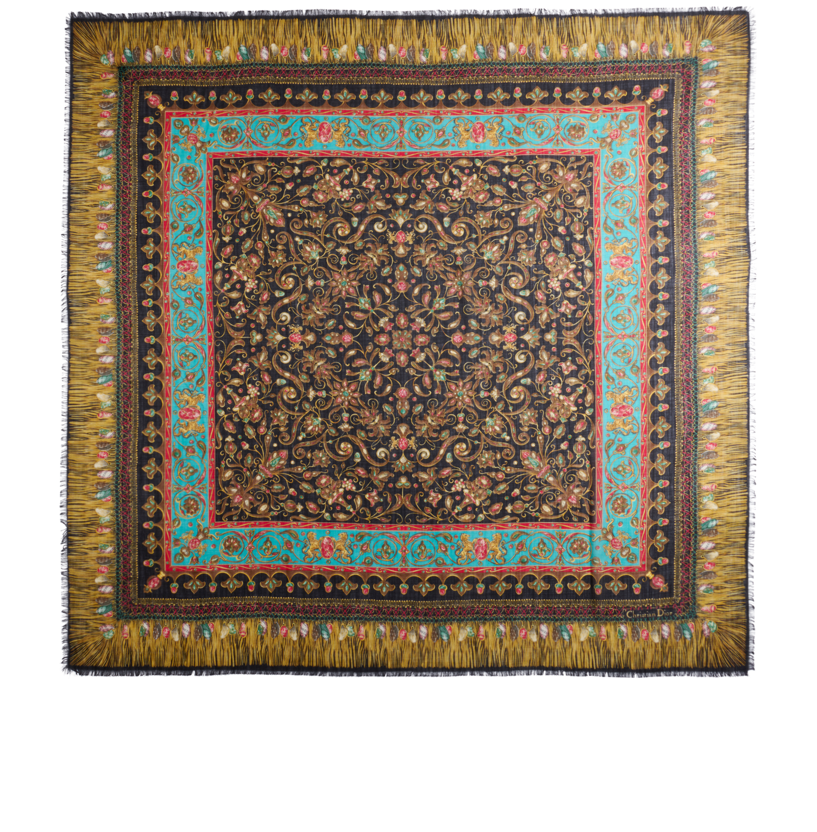 Dior Scarf, &pound;150, Accessories, Black, Wool, Back view