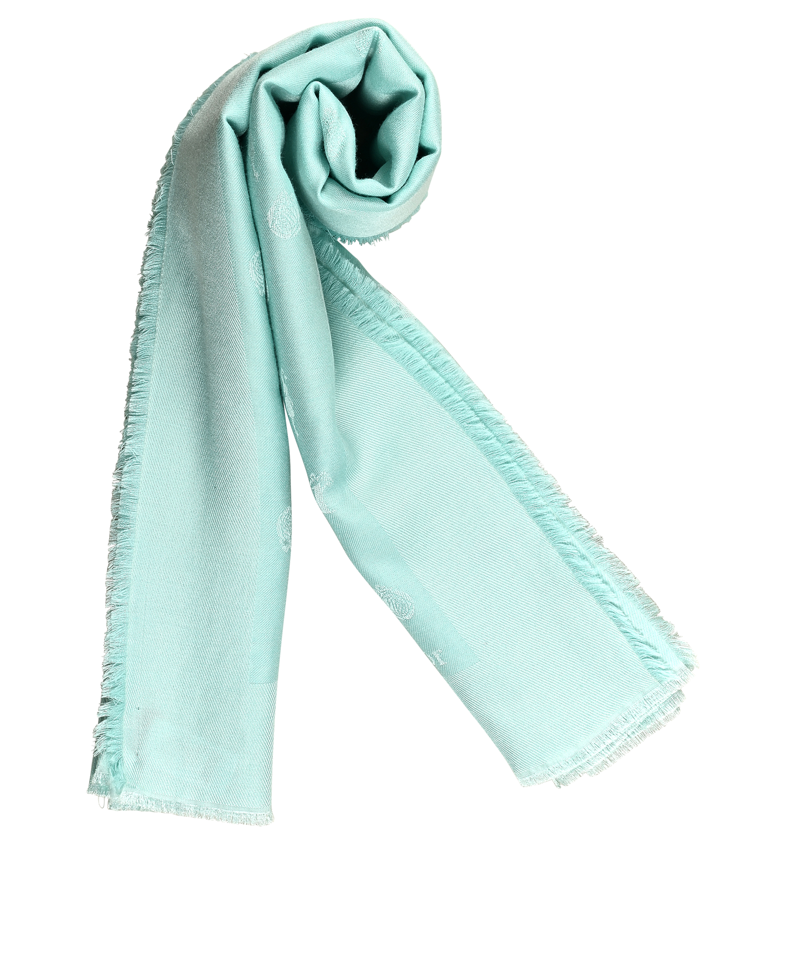 Christian Dior Logo & Icon Shawl, &pound;320, Accessories, Blue, Silk/Wool, Other view