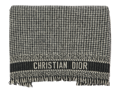 Christian Dior Houndstooth Scarf, front view