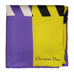Christian Dior Flower Pop Scarf, Silk, Multi, MII, 2*