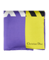 Christian Dior Flower Pop Square Scarf, front view
