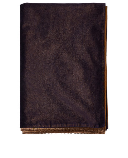 Dolce & Gabbana Metallic Effect Shawl, &pound;140, Accessories, Brown/Purple, Cotton/Polyester Mix, Front view