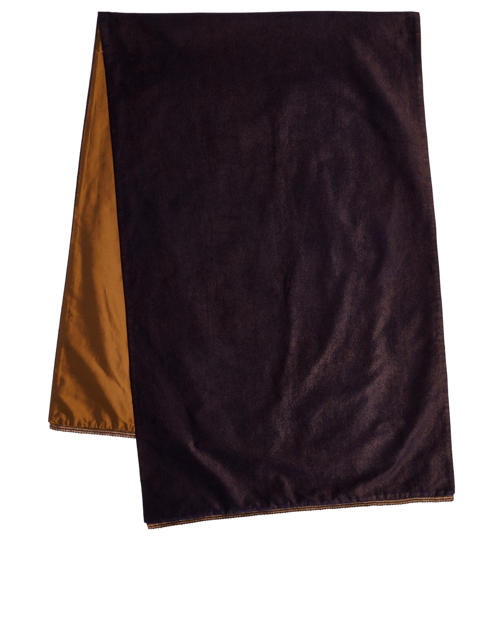 Dolce & Gabbana Metallic Effect Shawl, &pound;140, Accessories, Brown/Purple, Cotton/Polyester Mix, Back view