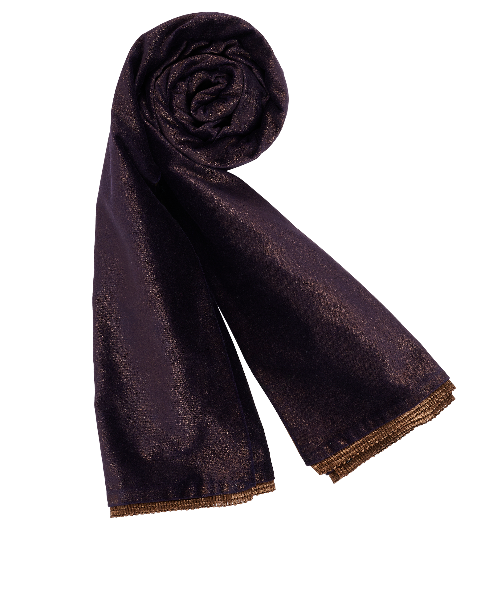 Dolce & Gabbana Metallic Effect Shawl, &pound;140, Accessories, Brown/Purple, Cotton/Polyester Mix, Other view