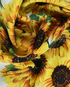 Dolce & Gabbana Sunflowers Scarf 45, other view