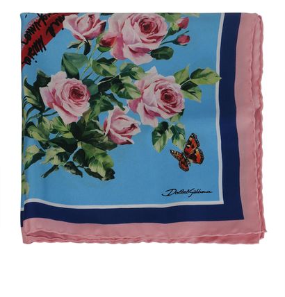 Dolce & Gabbana Heart & Roses Scarf, &pound;110, Front view