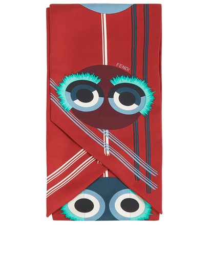 Fendi Maxiwrappy Wonders Twilly, front view