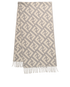 Fendi FF Scarf, &pound;350, Accessories, Grey/White, Cashmere, Back view