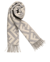 Fendi FF Scarf, &pound;350, Accessories, Grey/White, Cashmere, Other view