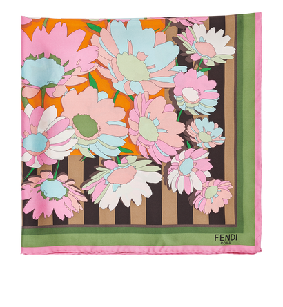 Fendi Floral Print Scarf, front view