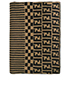 Fendi Striped Logo Scarf, front view
