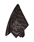 Fendi Zucca Print Embroided Pocket Square, front view