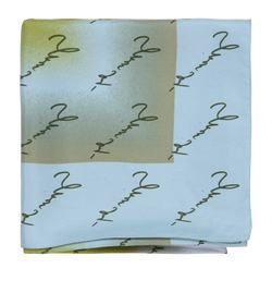 Givenchy Scarf, Silk, Blue/Green, 2*