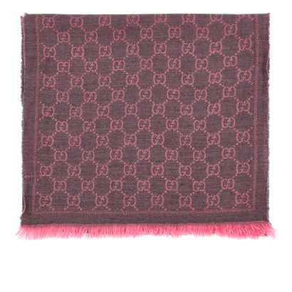 Gucci GG Monogram Scarf, front view