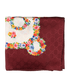 Gucci GG Floral Scarf, &pound;220, Accessories, Burgundy, Silk, Front view
