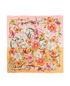 Gucci GG Lilies Scarf, &pound;220, Accessories, Green/Orange/Pink/Yellow, Silk, Back view