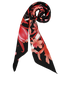 Gucci Floral Scarf, &pound;220, Accessories, Black/Red/White, Silk, Other view