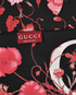 Gucci Floral Scarf, &pound;220, Accessories, Black/Red/White, Silk, Other view