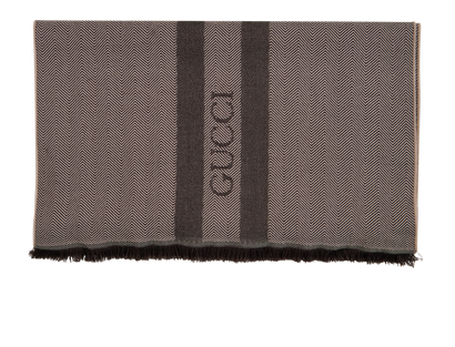 Gucci Striped Scarf, front view