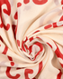 Gucci Ghost Print Scarf, &pound;220, Accessories, Cream/Red, Modal/Silk, Other view