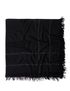 Gucci GG Studded Scarf, £150, Accessories, Black, Wool, Front view