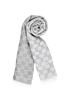 Gucci GG Fringed Shawl, &pound;230, Accessories, Grey, Silk/Wool, Other view