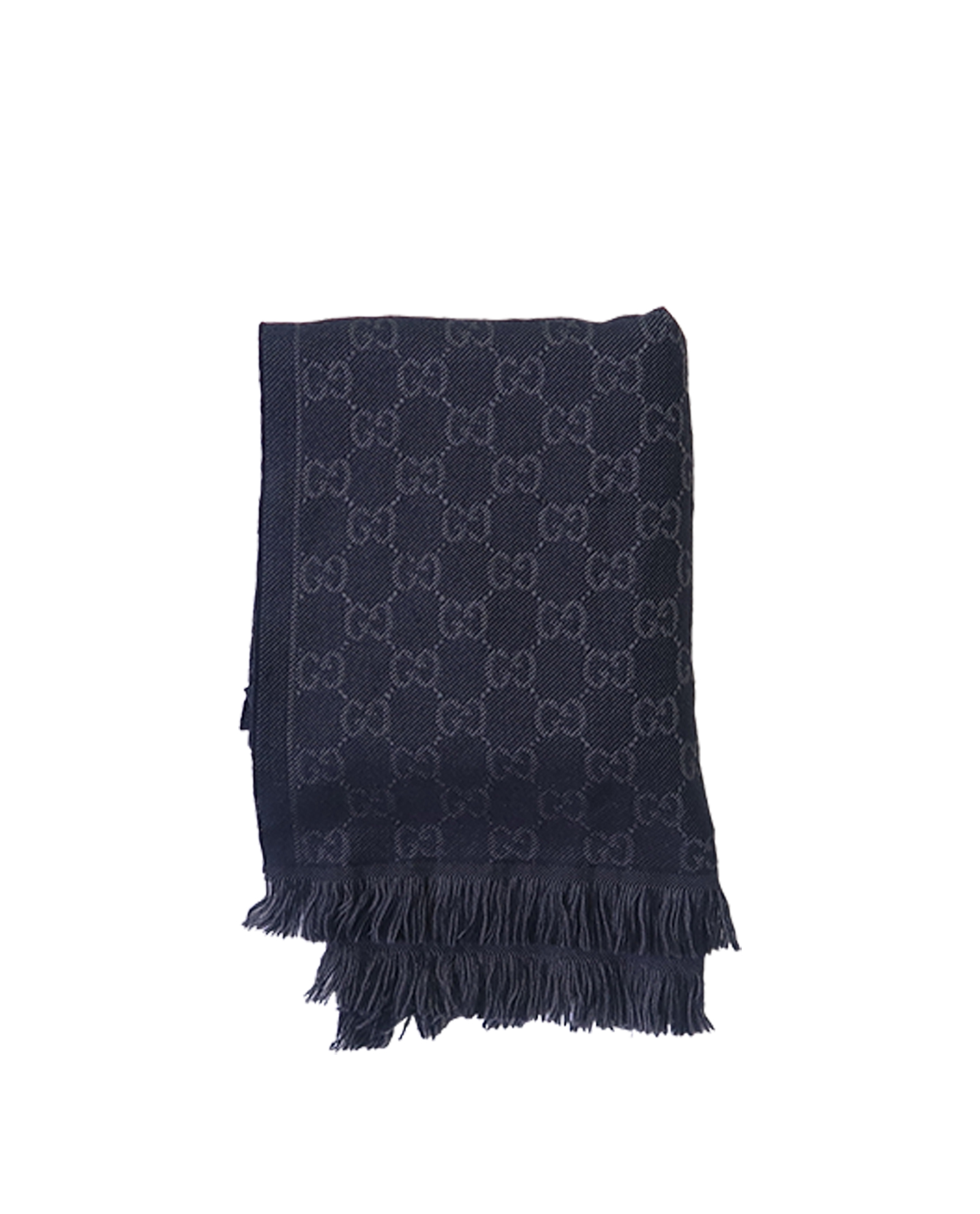 Pre-loved Gucci GG Jacquard Print Scarf - £95