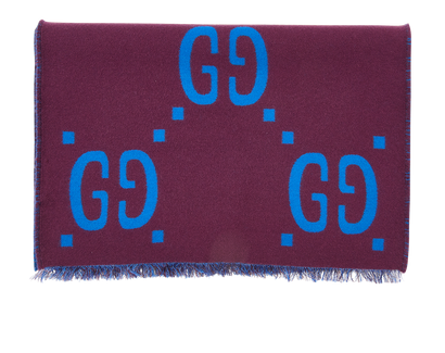Gucci GG Jacquard Scarf, front view