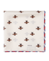 Gucci Bee Print Pocket Square, front view