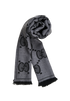 Gucci GG Scarf, &pound;225, Accessories, Black/Grey, Wool, Other view