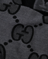 Gucci GG Scarf, &pound;225, Accessories, Black/Grey, Wool, Other view