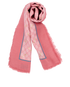 Gucci GG Horsebit Scarf, &pound;250, Accessories, Pink, Modal/Silk, Other view
