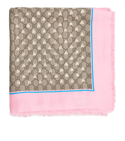 Gucci GG Bee Scarf, front view