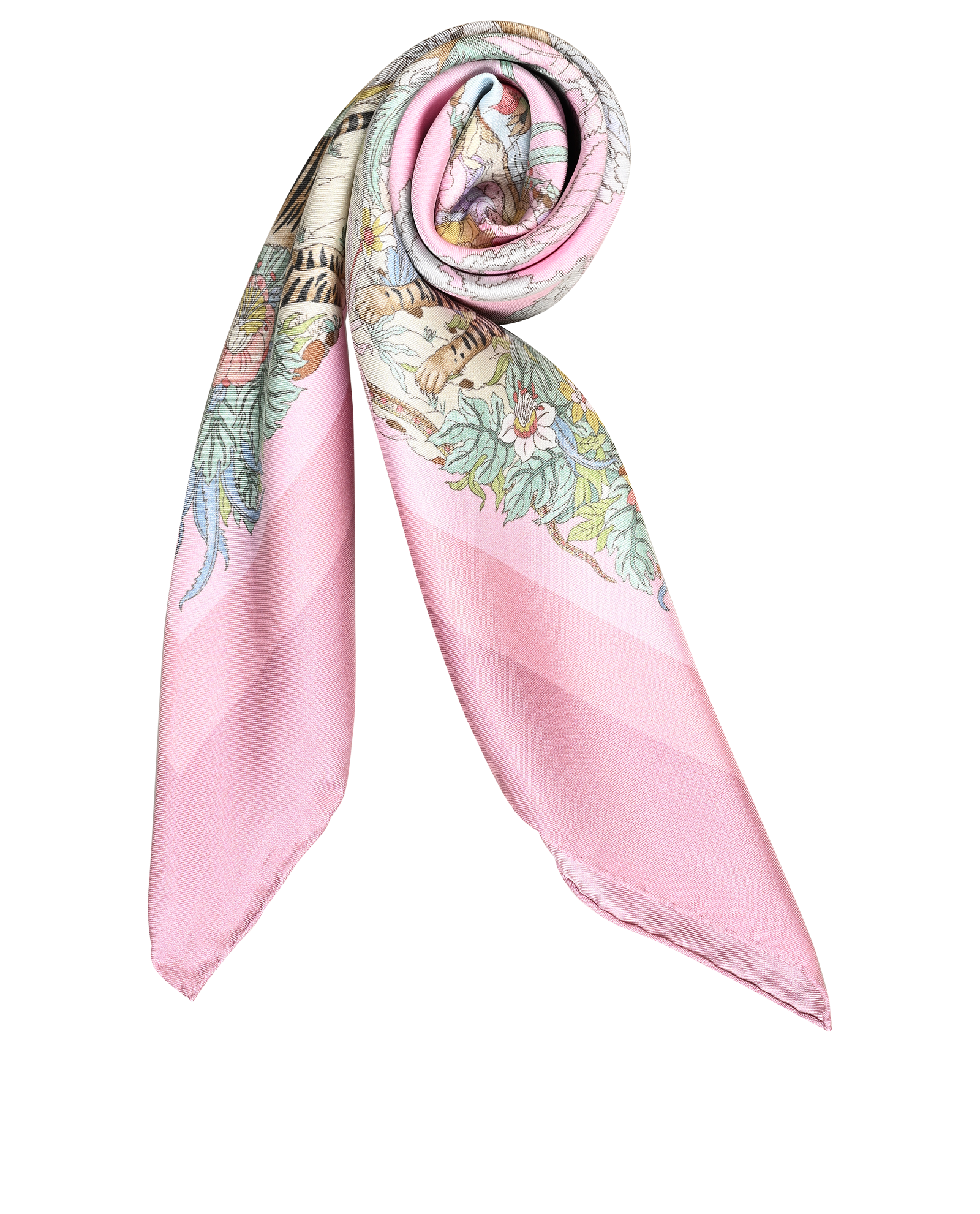 Pre-loved Gucci Tiger Savanna Scarf - £180
