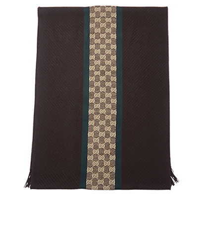 Gucci Panel GG Scarf, front view
