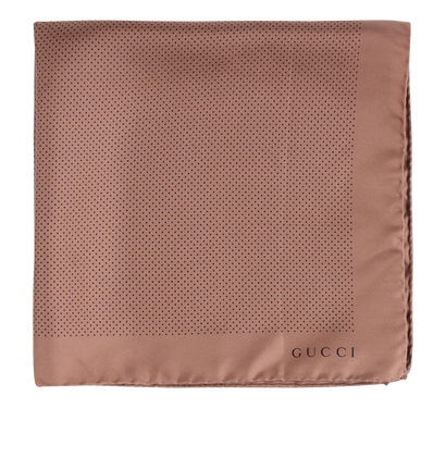 Gucci Small Scarf, &pound;90, Accessories, Brown, Silk, Front view