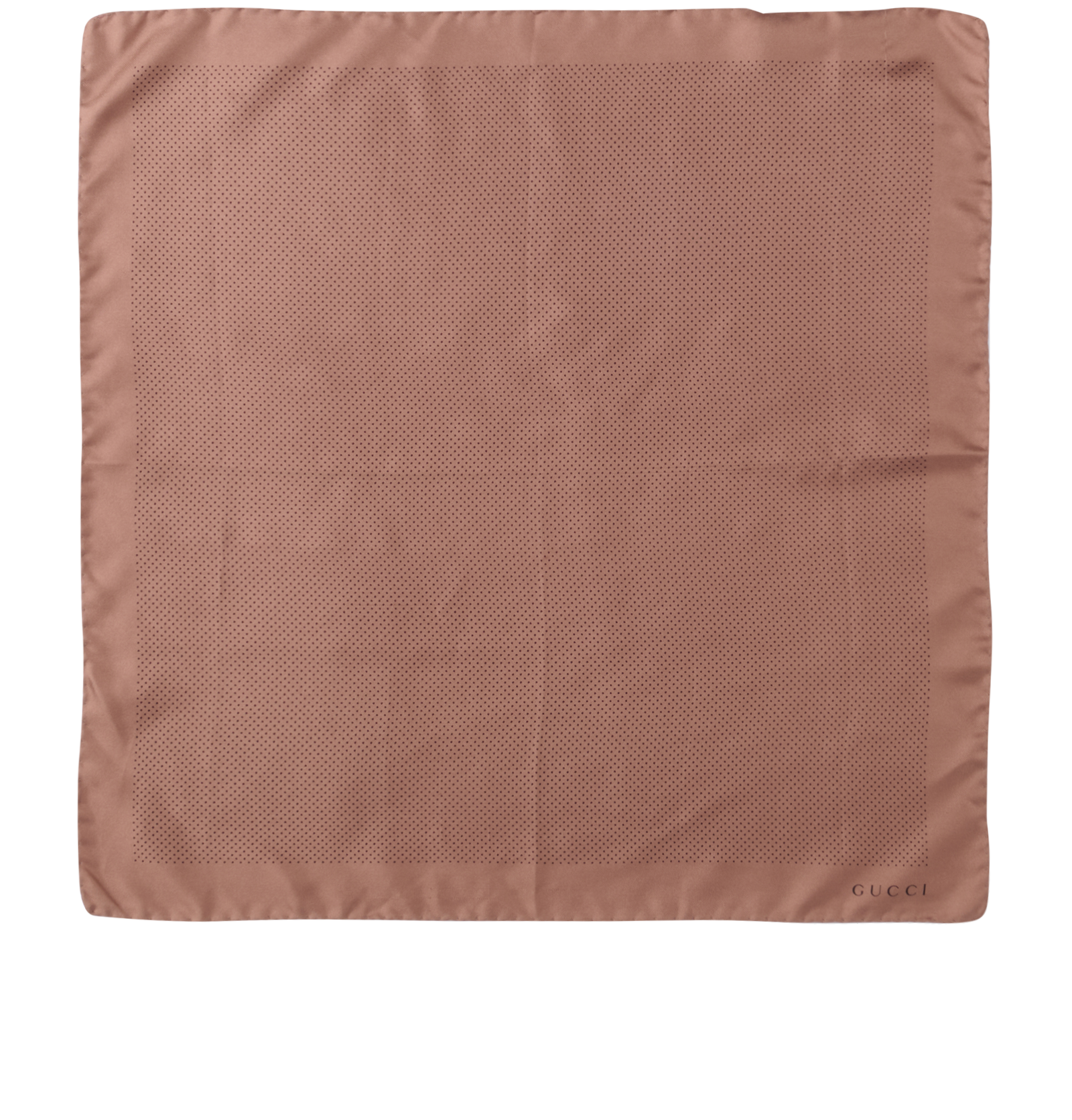 Gucci Small Scarf, &pound;90, Accessories, Brown, Silk, Back view