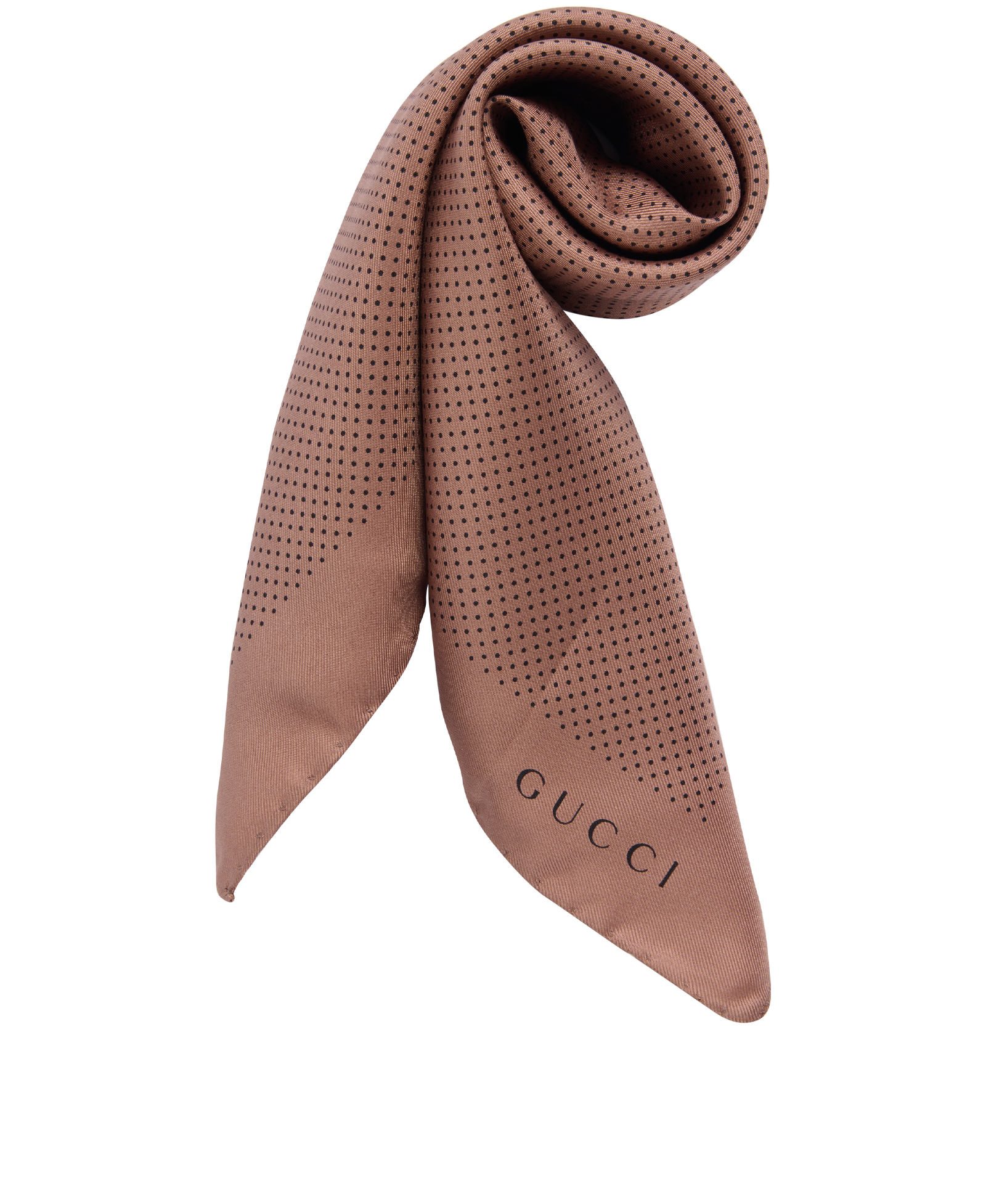 Gucci Small Scarf, &pound;90, Accessories, Brown, Silk, Other view