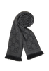 Gucci GG Fringed Scarf, &pound;180, Accessories, Grey, Wool, Other view
