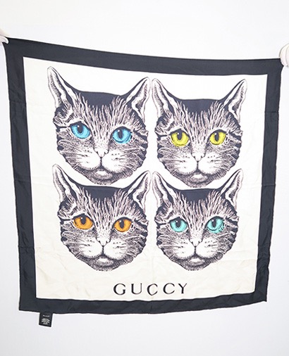 Gucci Mystic Cat Scarf, front view