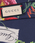 Gucci Floral Print Neck Bow, other view