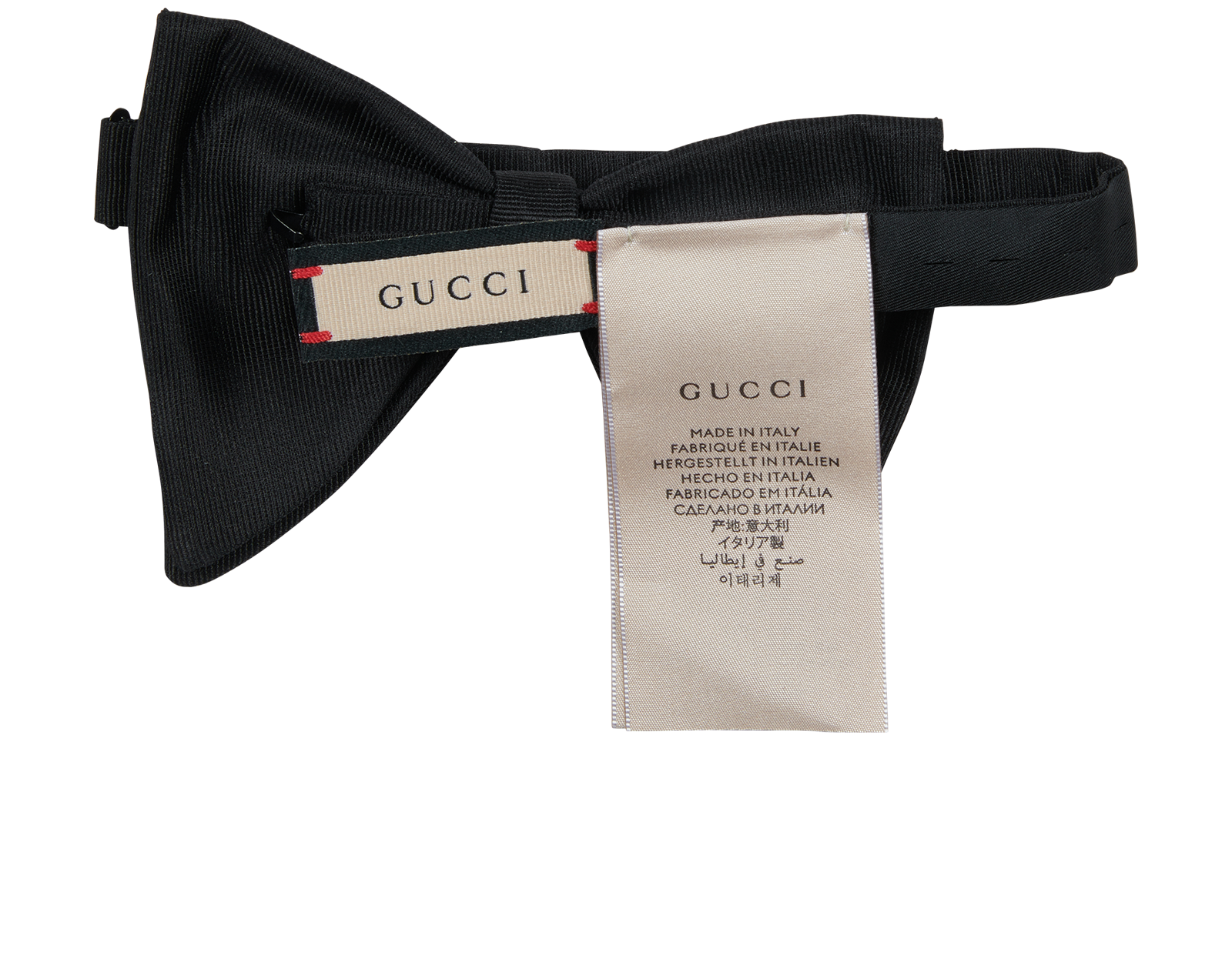 Gucci Bowtie, &pound;110, Accessories, Black, Silk, Other view