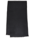 Gucci GG Fringed Scarf, &pound;230, Accessories, Black, Wool, Back view