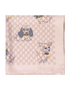 Gucci GG Dog Print Square Scarf, front view