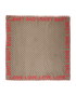 Gucci GG Love Scarf, &pound;210, Accessories, Beige/Red, Silk, Back view